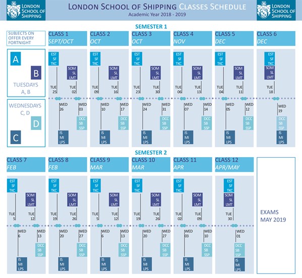 ICS LSS flyer - 2018-19 Evening classes - CALENDAR HR